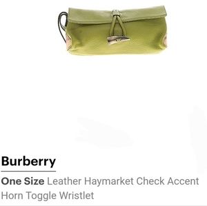 Burberry wristlet